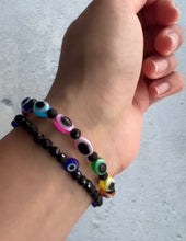 Load image into Gallery viewer, Multi Coloured Evil Eye Bracelet