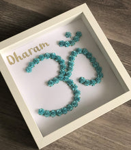 Load image into Gallery viewer, Personalised Om Floral Frame