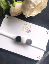 Load image into Gallery viewer, Three Pom Pom Headband