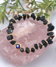 Load image into Gallery viewer, Evil Eye Gemstone Bracelet