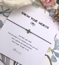 Load image into Gallery viewer, Know Your Worth - Gemstone