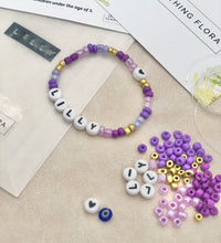 Load image into Gallery viewer, Purple - DIY Personalised Bracelet Kit
