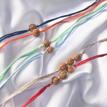 Load image into Gallery viewer, Rudraksha Rakhi / Rakhri