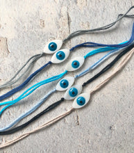 Load image into Gallery viewer, Mother of Pearl Evil Eye Rakhi / Rakhri