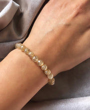 Load image into Gallery viewer, Gift Set Classic Silk Scrunchie & Citrine Bracelet