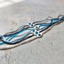 Load image into Gallery viewer, Mother of Pearl Evil Eye Rakhi / Rakhri