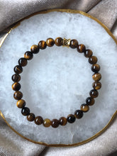 Load image into Gallery viewer, Tigers Eye Men's Bracelet