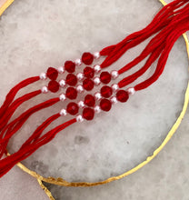 Load image into Gallery viewer, Wedding Ganneh - Ganna / Mauli Pearl Red Thread