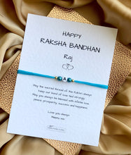 Load image into Gallery viewer, Note of Love Personalised Initial Rakhi / Rakhri