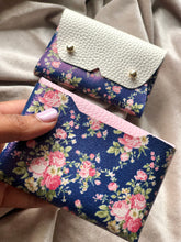 Load image into Gallery viewer, Navy Floral Pouch

