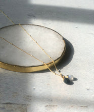 Load image into Gallery viewer, Double Pendant Crystal Necklace 16-18 inches