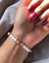 Load image into Gallery viewer, Moonstone & Sunstone Bracelet