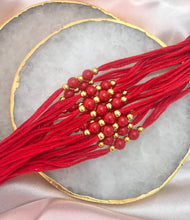 Load image into Gallery viewer, Wedding Ganneh - Ganna / Mauli Simple Red Thread
