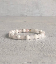 Load image into Gallery viewer, Moonstone & Rose Quartz Bracelet