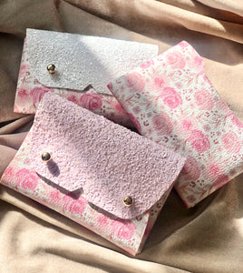 Light Pink Roses Pouch