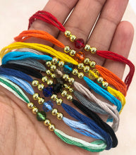 Load image into Gallery viewer, Bundle of 5 Rondelle Glass Crystal Rakhi / Rakhri