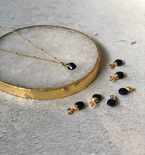 Load image into Gallery viewer, Black Onyx Crystal Necklace