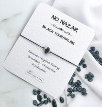 Load image into Gallery viewer, No Nazar Black Tourmaline Bracelet