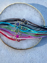 Load image into Gallery viewer, Multi Coloured Evil Eye Rakhi / Rakhri
