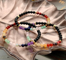 Load image into Gallery viewer, Chakra Gemstone Bracelet
