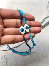 Load image into Gallery viewer, Mother of Pearl Evil Eye Rakhi / Rakhri
