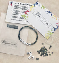 Load image into Gallery viewer, Black 2 Tone - DIY Personalised Bracelet Kit
