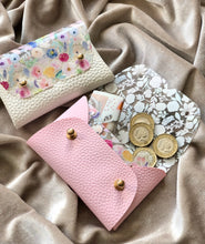 Load image into Gallery viewer, Clear Multi-Colour Floral Pouch
