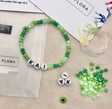 Load image into Gallery viewer, Green - DIY Personalised Bracelet Kit
