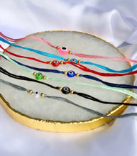 Load image into Gallery viewer, Multi Coloured Evil Eye Rakhi / Rakhri
