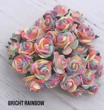 Load image into Gallery viewer, Om Floral Rainbow (Bright &amp; Pastel) Frame

