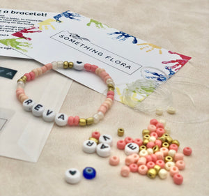 Peach - DIY Personalised Bracelet Kit