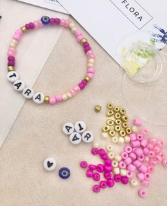 Pink - DIY Personalised Bracelet Kit