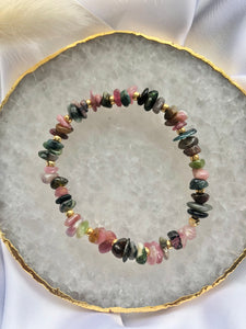 Multi-Coloured Tourmaline Bracelet