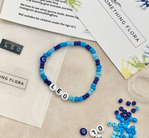 Blue Ombre - DIY Personalised Bracelet Kit