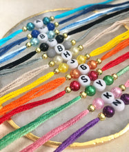 Load image into Gallery viewer, Sisters Note of Love Personalised Initial Rakhi / Rakhri
