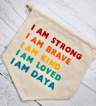 Load image into Gallery viewer, I AM Statements Felt Wall Banner
