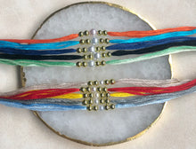 Load image into Gallery viewer, Note of Love Simple Pearl Rakhi / Rakhri
