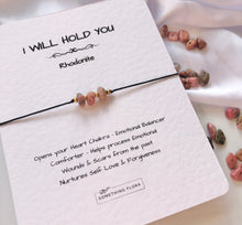 Load image into Gallery viewer, I Will Hold You Rhodonite Bracelet
