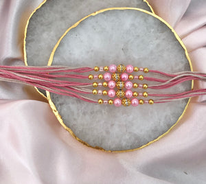 Wedding Ganneh - Ganna / Mauli Pink Thread