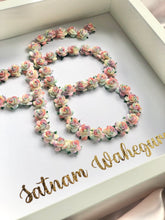 Load image into Gallery viewer, Satnam Waheguru Ik Onkar Floral Frame
