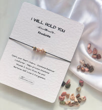 Load image into Gallery viewer, I Will Hold You Rhodonite Bracelet
