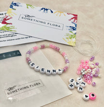 Load image into Gallery viewer, Pastel Pink/Purple - DIY Personalised Bracelet Kit
