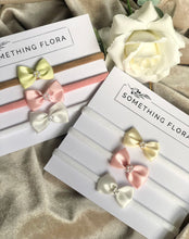 Load image into Gallery viewer, Trio Mini Pearl Bow Set
