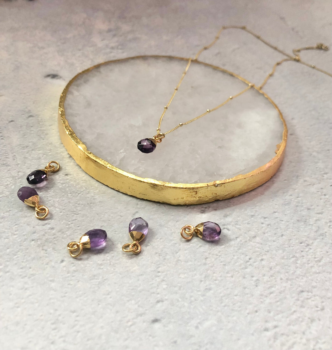 Amethyst Crystal Necklace