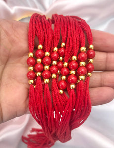 Wedding Ganneh - Ganna / Mauli Simple Red Thread