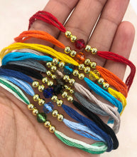 Load image into Gallery viewer, Note of Love Rondelle Glass Crystal Rakhi / Rakhri
