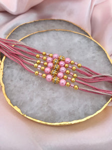 Wedding Ganneh - Ganna / Mauli Pink Thread