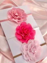 Load image into Gallery viewer, Pink Shades - Chiffon Flower Bow

