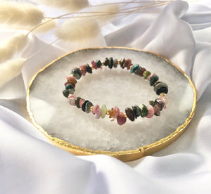 Multi-Coloured Tourmaline Bracelet