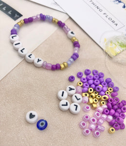 Purple - DIY Personalised Bracelet Kit